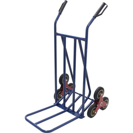 CARRETILLA ALMACÉN PARA ESCALERAS ACERO 150 KG MADER.