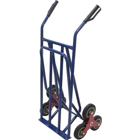CARRETILLA ALMACÉN PARA ESCALERAS ACERO 150 KG MADER.