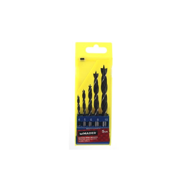 JUEGO 5 PCS BROCAS PARA MADERA MADER