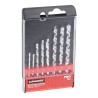 JUEGO 8 PCS BROCAS PUNTA DIAMENTE HORMIGON MADER