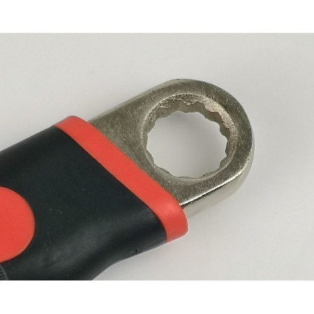LLAVE INGLESA AJUSTABLE 12" MANGO GOMA MADER