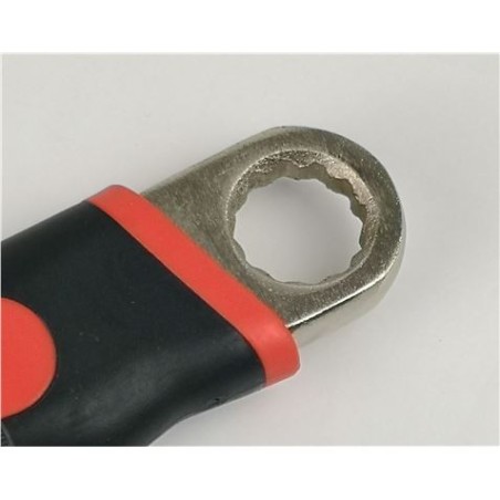 LLAVE INGLESA AJUSTABLE 10" MANGO GOMA MADER