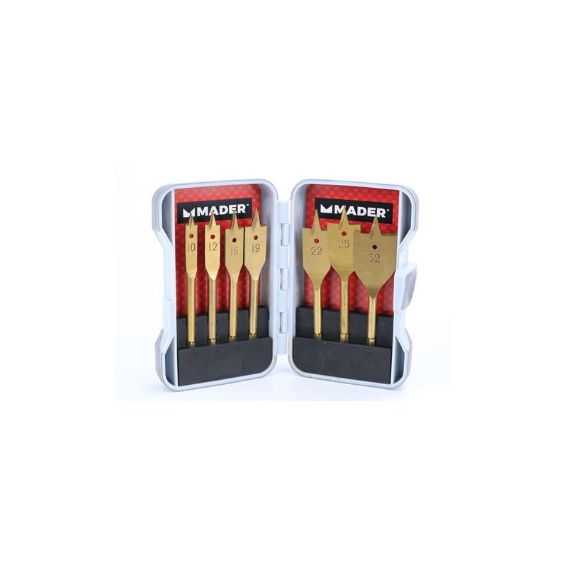 JUEGO 7 PCS BROCAS ALETAS MADERA MADER