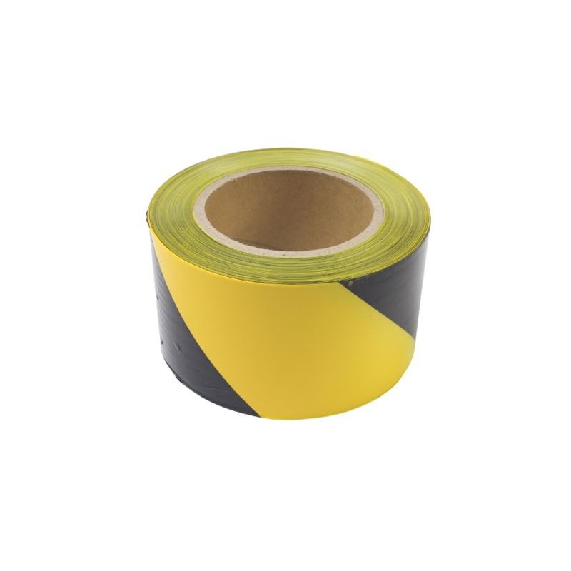 CINTA DE SEÑALIZACION NEGRO-AMARILLO...