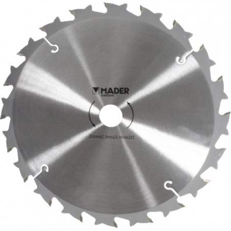 DISCO DESBROZADORA TUNGSTENO 255mm MADER