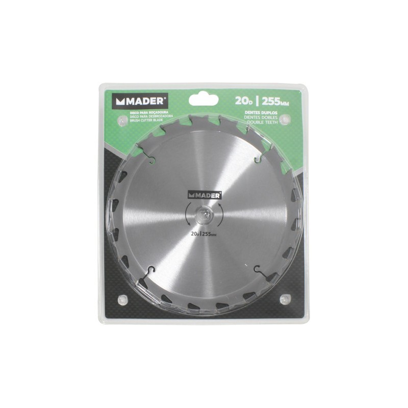 DISCO DESBROZADORA TUNGSTENO 255mm MADER