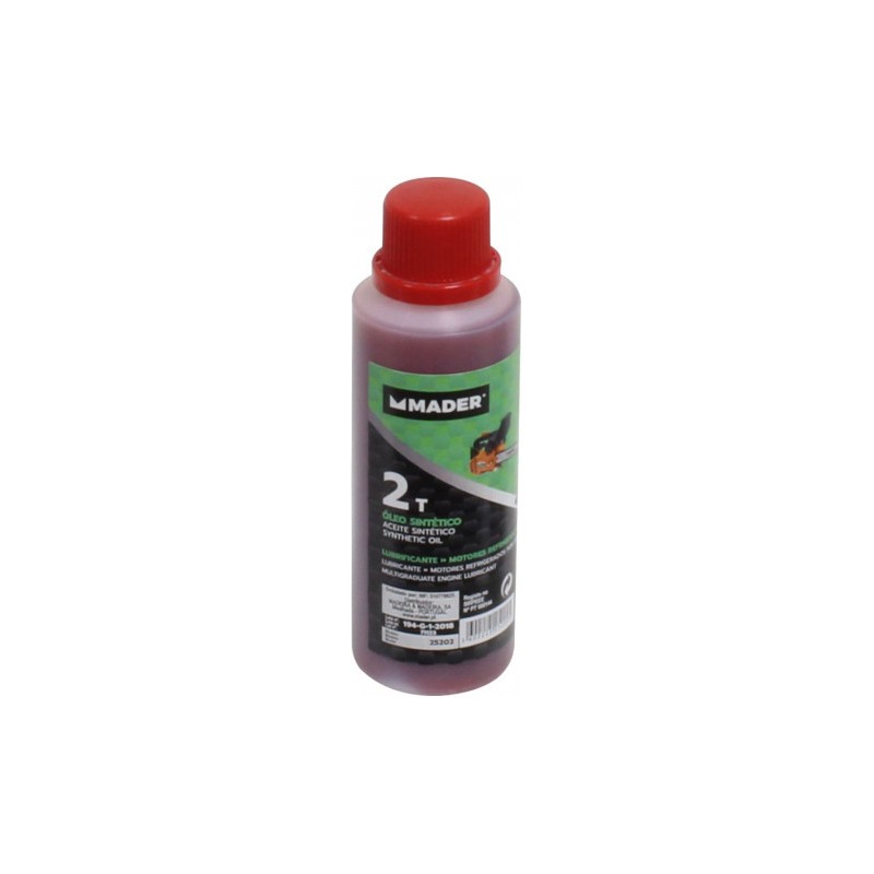 LUBRICANTE SINTÉTICO 2T. 125mL MADER