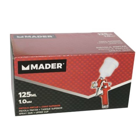 PISTOLA PINTAR VASO SUPERIOR, 1mm. 125mL.MADER
