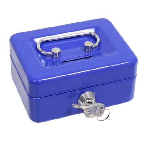 CAJA FUERTE PORTABLE 125mm. MADER (COLORES SURTIDOS)
