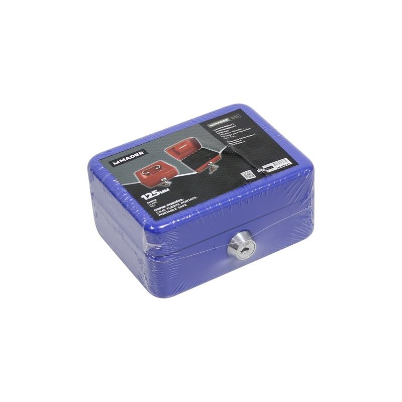 CAJA FUERTE PORTABLE 125mm. MADER...
