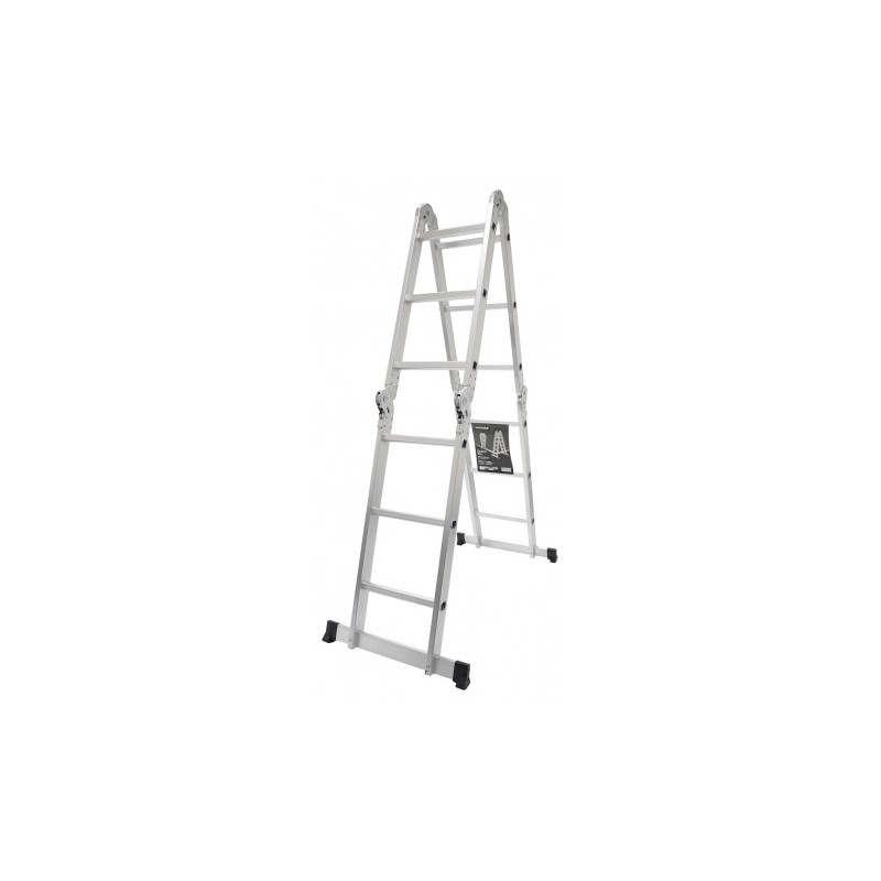 ESCALERA ALUMINIO ARTICULADA 3X4 MADER