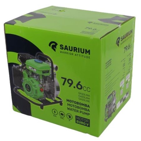 MOTOBOMBA GASOLINA 2.4 HP 1.5" SAURIUM
