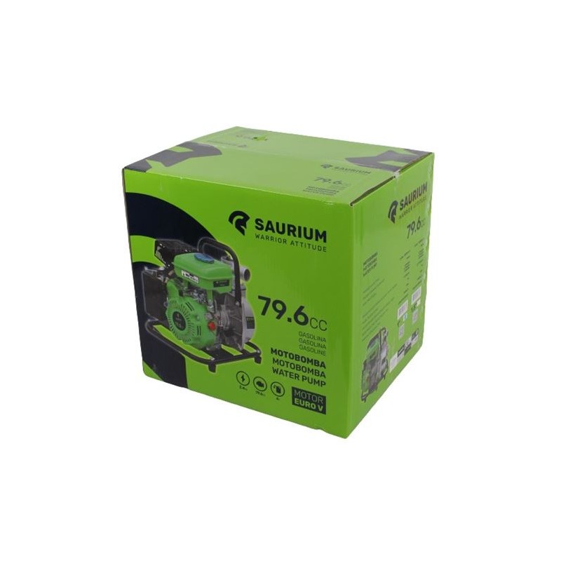 MOTOBOMBA GASOLINA 2.4 HP 1" SAURIUM