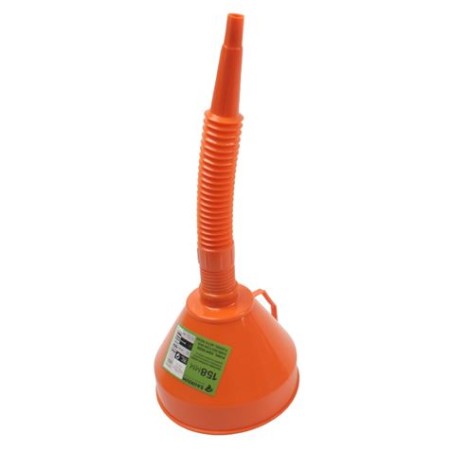 EMBUDO PLASTICO FLEXIBLE, 158mm. SAURIUM