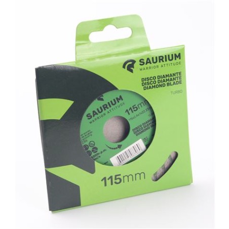 DISCO DIAMANTE SEGMENTADO 115MM TURBO SAURIUM