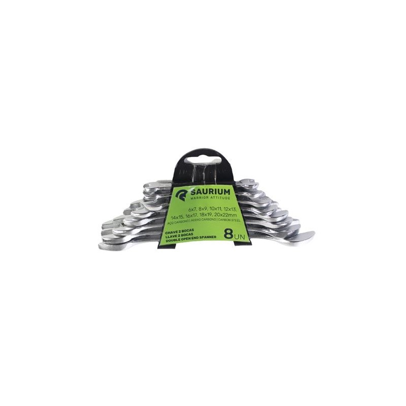 JUEGO LLAVES FIJAS 8PCS SAURIUM