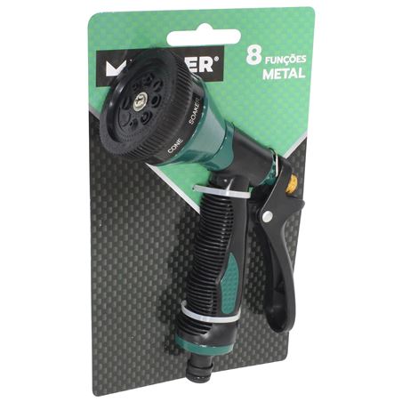 PISTOLA DE RIEGO METAL 8 FUNCIONES MADER - 90452