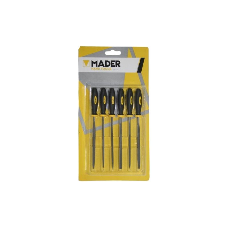 JUEGO LIMAS PRECISION 6 PCS 150mm. MADER