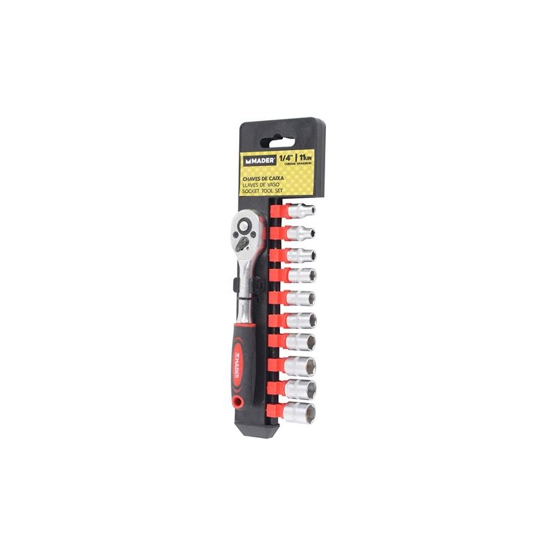 JUEGO CHICHARRA 1/4" CRV 11 PCS MADER
