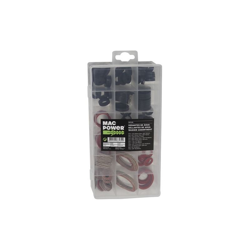 JUEGO 141 PCS JUNTAS PARA AGUA MAC POWER