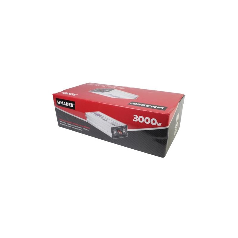 INVERSOR DE CORRIENTE 3000W. 12V. MADER