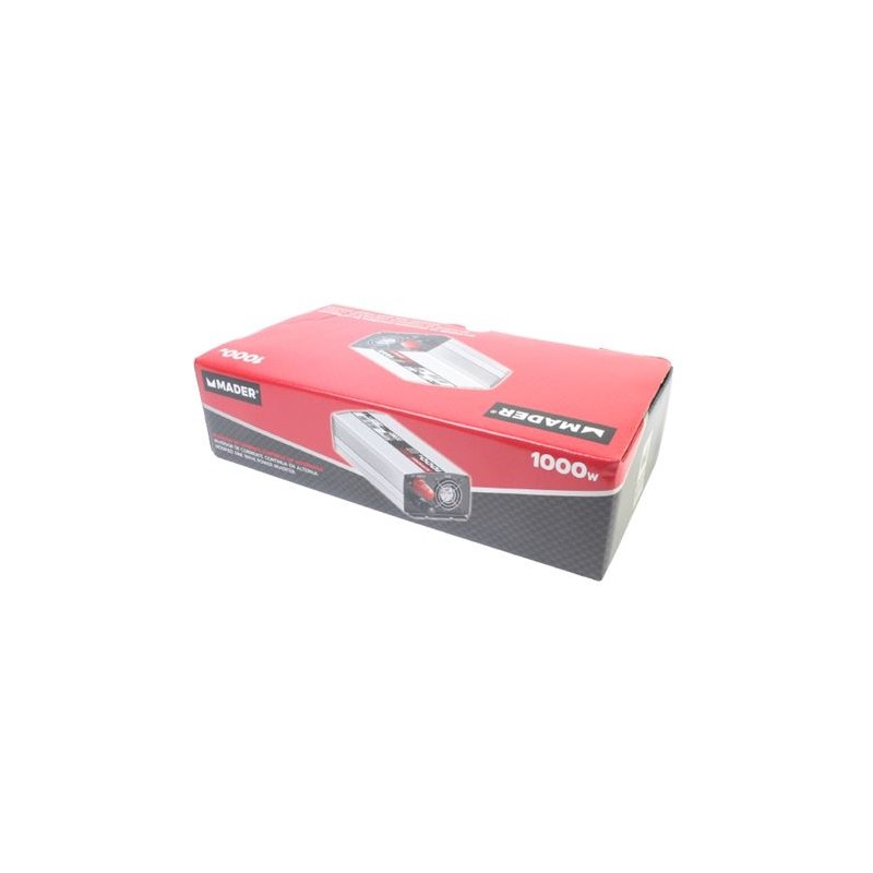 INVERSOR DE CORRIENTE 1000W. 12V. MADER