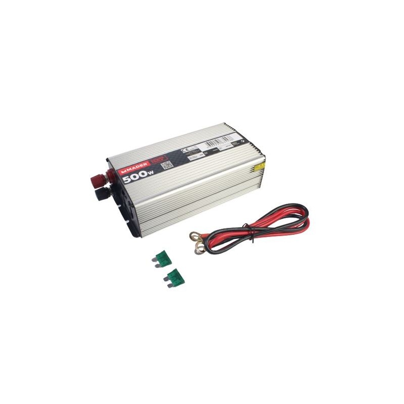 INVERSOR DE CORRIENTE 500W. 12V. MADER
