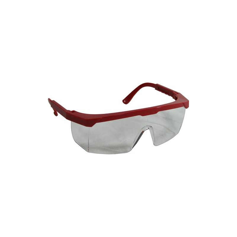 GAFAS DE PROTECCION ROJA LENTE BLANCO...