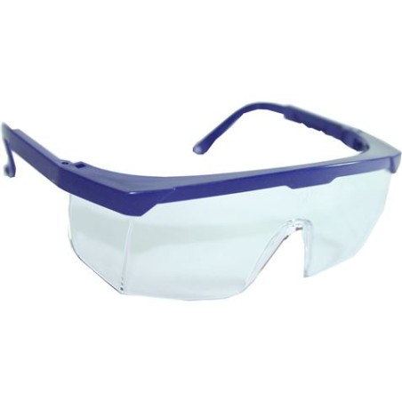 GAFAS DE PROTECCION AZULES LENTE BLANCO MADER