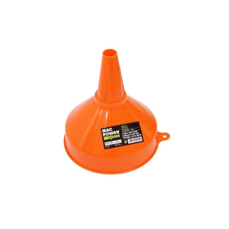 EMBUDO PLASTICO, 200mm. MAC POWER
