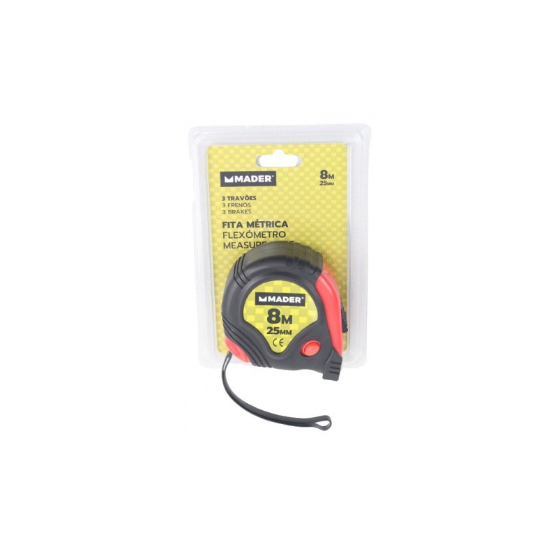 FLEXOMETRO, 8 Mtrs.X 25 mm. MADER
