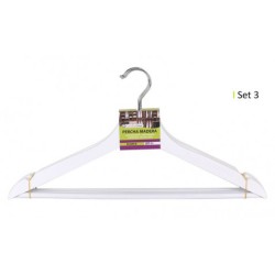 SET 3 PERCHAS MADERA BLANCA...