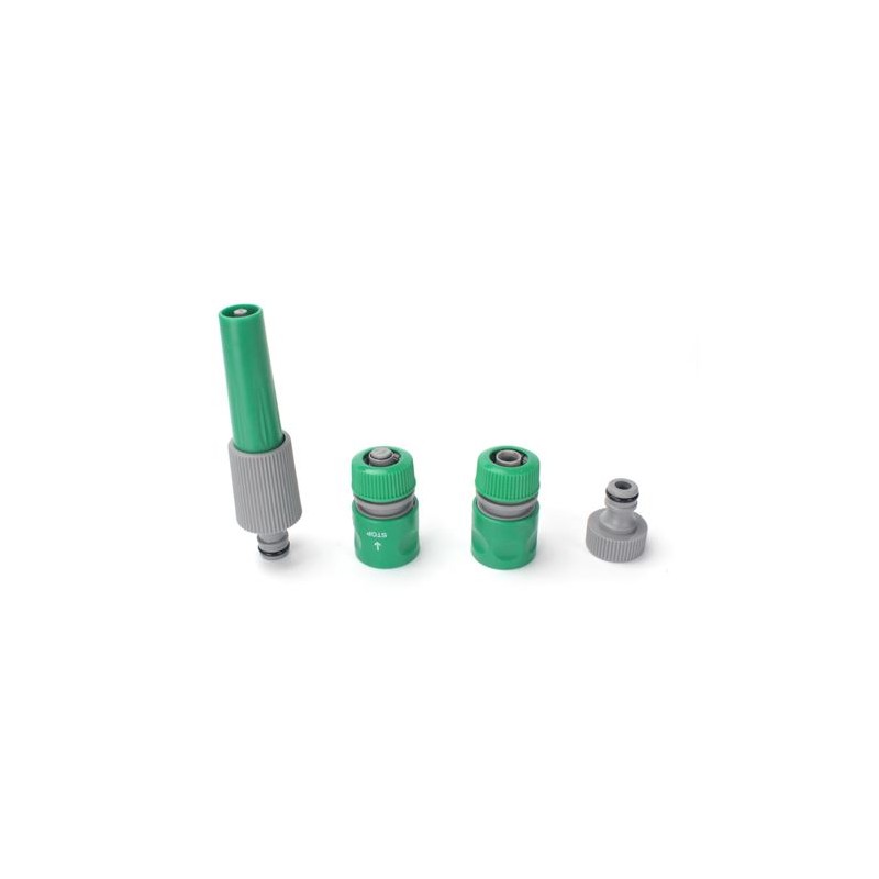 SET 4 ACOPLES PARA MANGUERA 1/2 MADER
