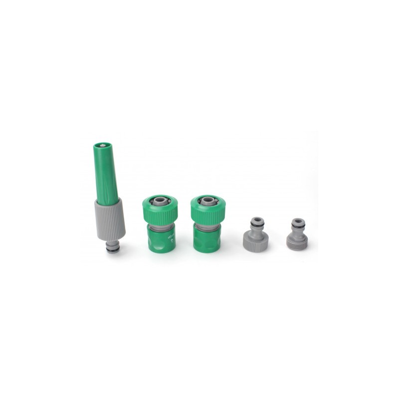 SET 5 ACOPLES PARA MANGUERA 3/4 MADER