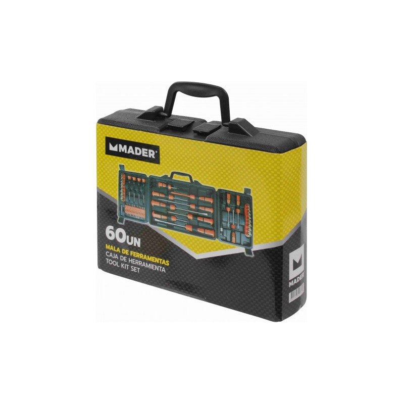 MALETÍN HERRAMIENTAS 60 PCS MADER