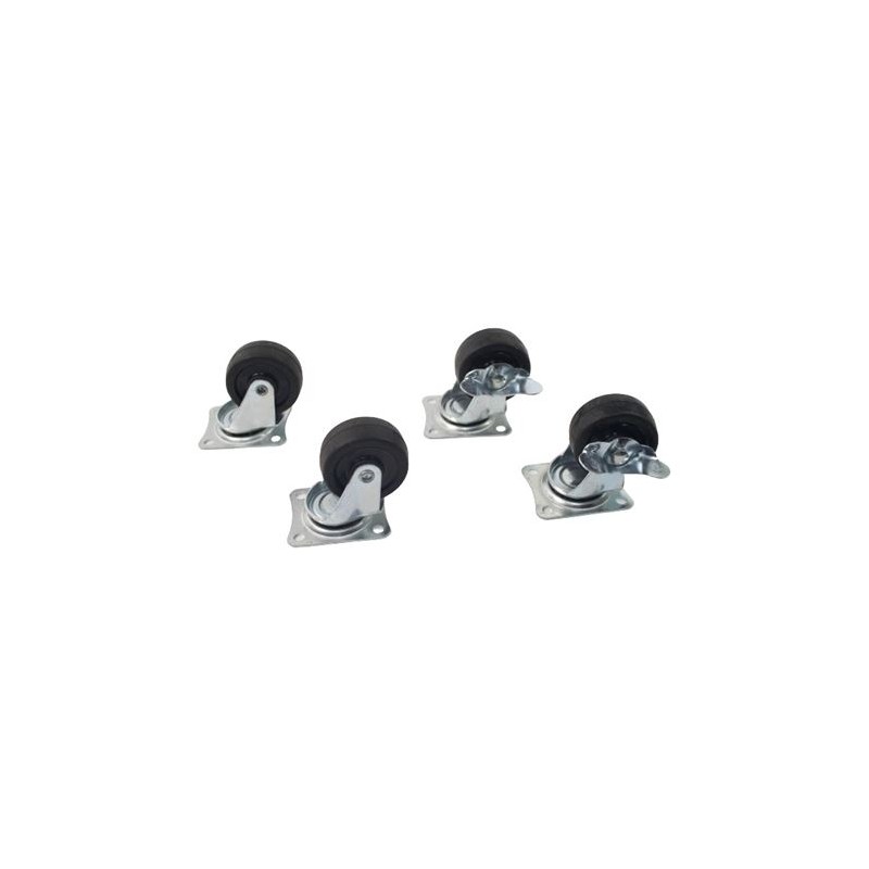 RUEDA GOMA GIRATORIA 50MM, 35KG SAURIUM