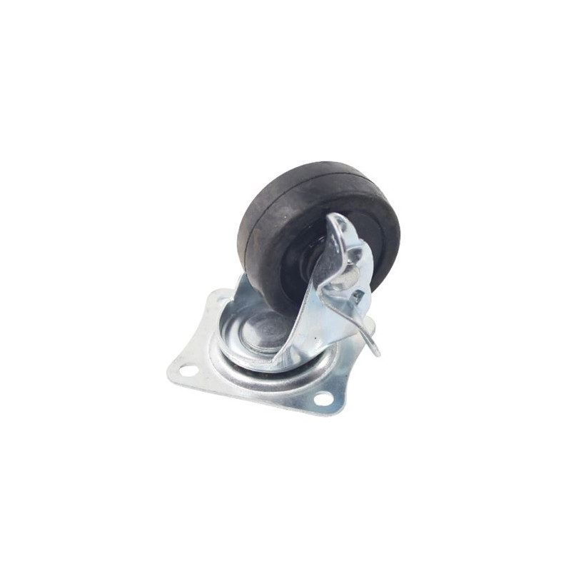 RUEDA GOMA GIRATORIA 50MM, 35KG SAURIUM