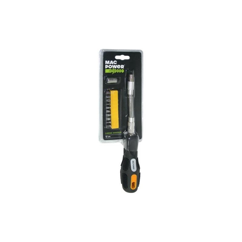DESTORNILLADOR FLEXIBLE CRV 12 PCS...