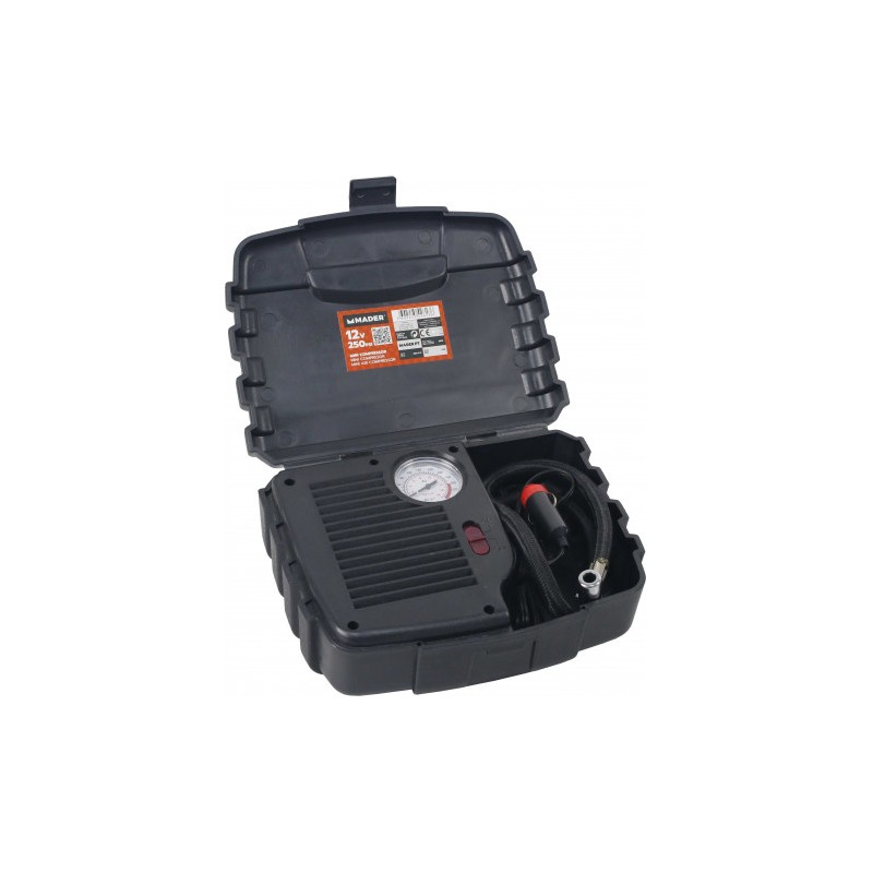 MINI COMPRESOR AIRE 250PSI, 12V MADER