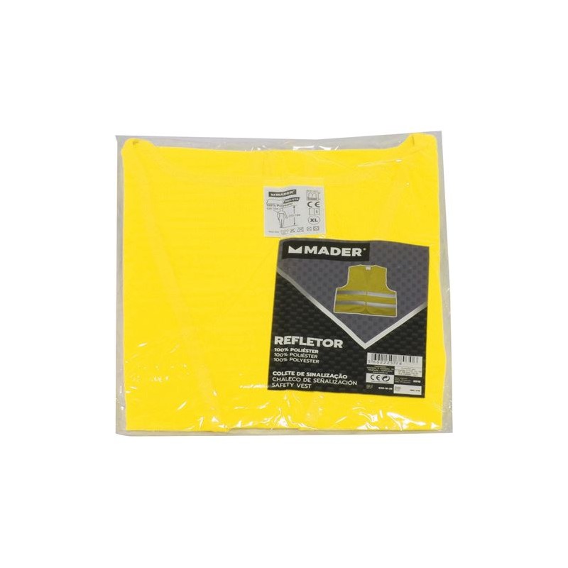 CHALECO REFLECTANTE COLOR AMARILLO MADER