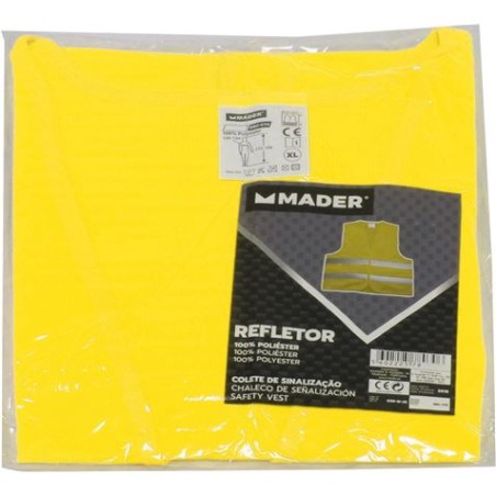 CHALECO REFLECTANTE COLOR AMARILLO MADER