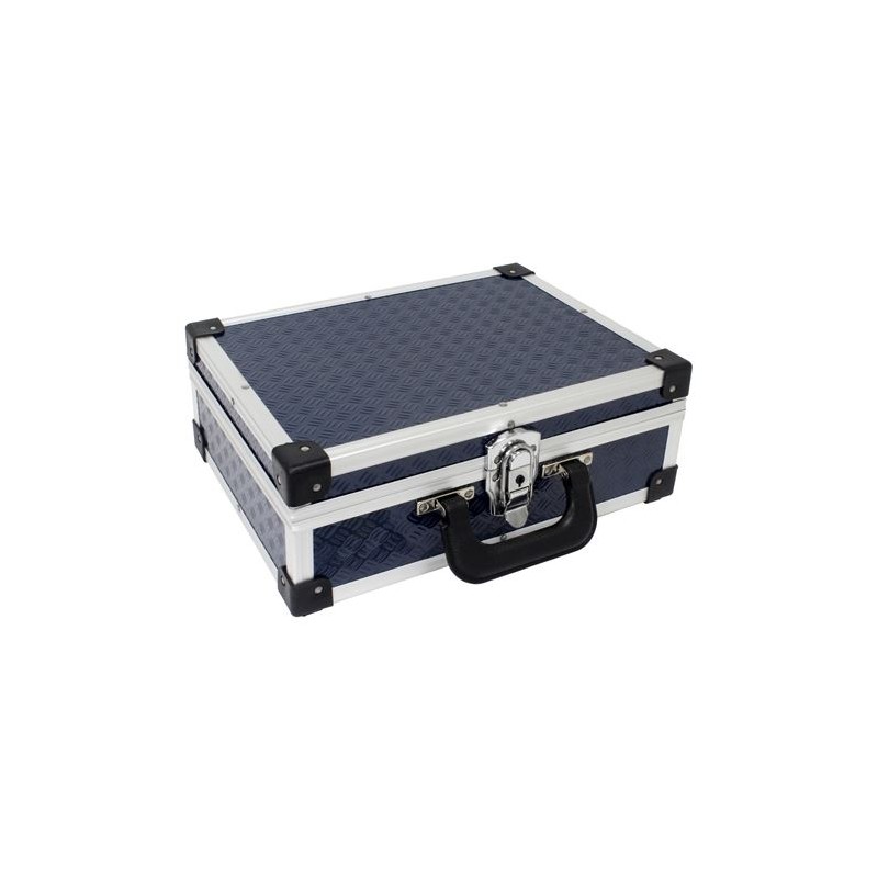 MALETIN HERRAMIENTAS ALUMINIO AZUL MADER