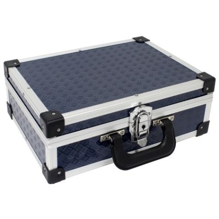 MALETIN HERRAMIENTAS ALUMINIO AZUL MADER