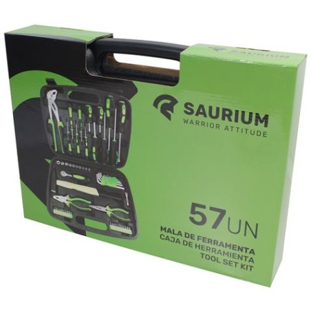 MALETÍN HERRAMIENTAS 57 PIEZAS SAURIUM