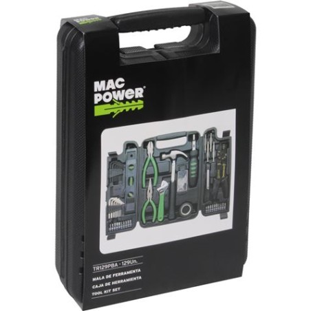 MALETÍN HERRAMIENTAS 129 PIEZAS MAC POWER