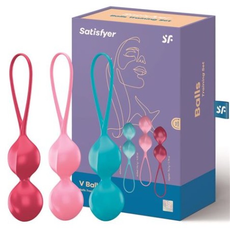 PACK 3 BOLAS BEN-WA V-BALLS SILICONA SATISFYER