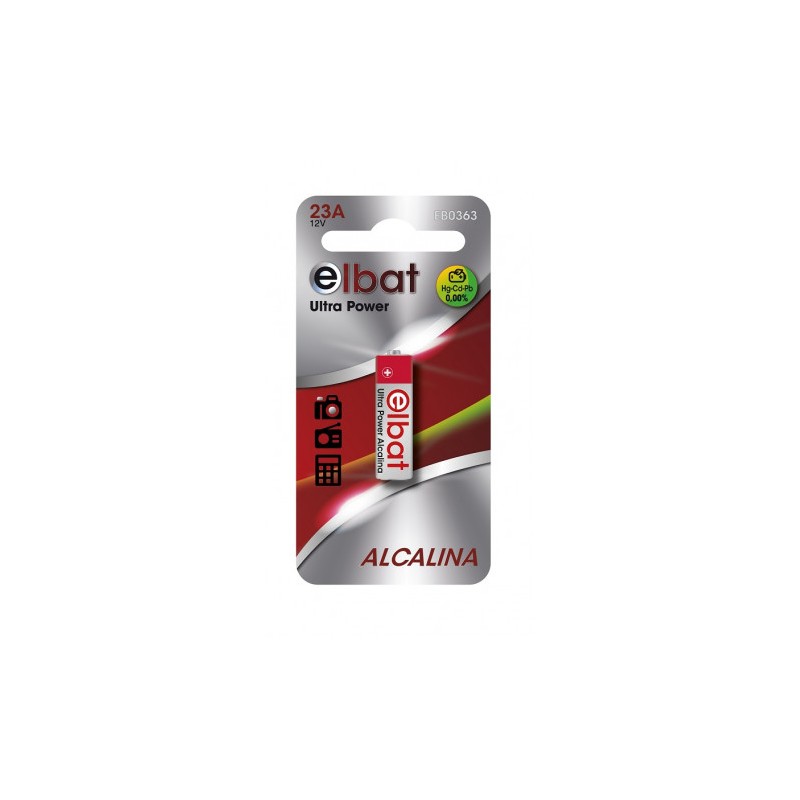 BLISTER 1 PC PILA ALCALINA 23A 12V ELBAT