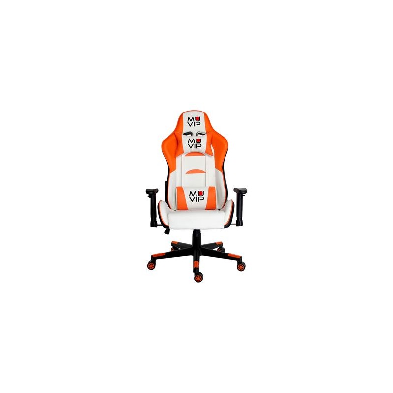 SILLA GAMING PRO400 BLANCO/NARANJA MUVIP