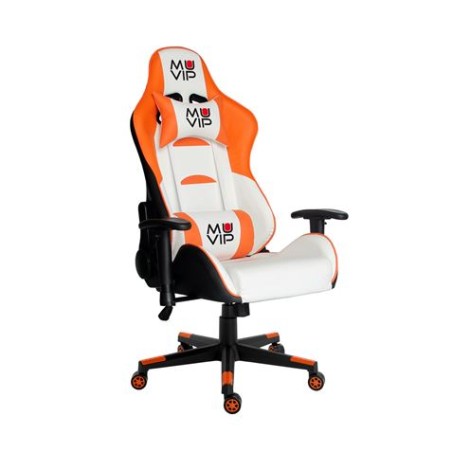 SILLA GAMING PRO400 BLANCO/NARANJA MUVIP