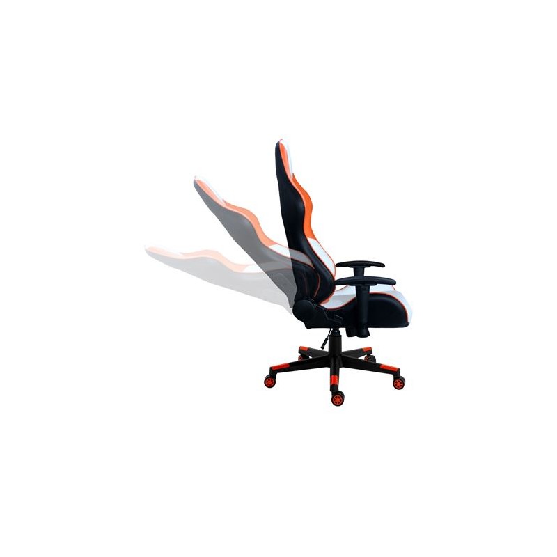 SILLA GAMING PRO400 BLANCO/NARANJA MUVIP